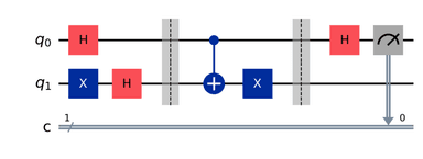Running Deutsch's Algorithm on a Real Quantum Computer